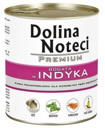 Dolina Noteci Premium Pies Indyk puszka 800g - obrazek 2