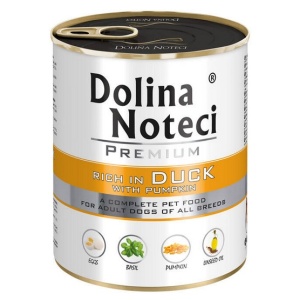 Dolina Noteci Premium Pies Kaczka i dynia puszka 800g
