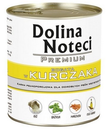 Dolina Noteci Premium Pies Kurczak puszka 800g - obrazek 2