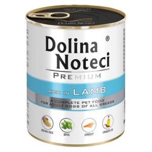 Dolina Noteci Premium Pies Jagnięcina puszka 800g