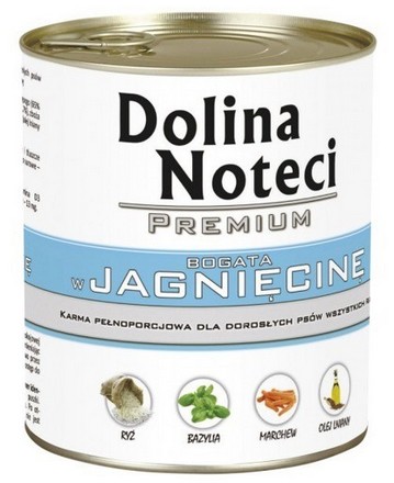 Dolina Noteci Premium Pies Jagnięcina puszka 800g - obrazek 2