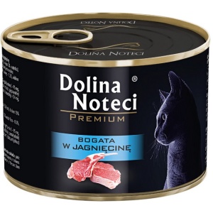Dolina Noteci Premium Kot Bogata w jagnięcinę puszka 185g