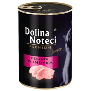 Dolina Noteci Premium Kot Junior Bogata w indyka puszka 400g