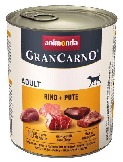 Animonda GranCarno Original Adult Pute Indyk puszka 800g - obrazek 2