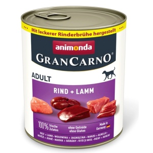 Animonda GranCarno Original Adult Rind Lamm Wołowina + Jagnięcina puszka 800g