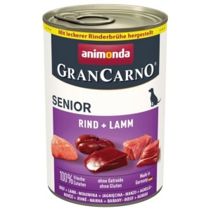 Animonda GranCarno Original Senior Rind Lamm Wołowina + Jagnięcina puszka 400g