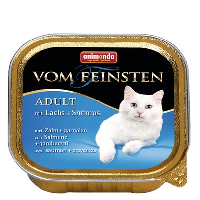 Animonda vom Feinsten Cat Adult z Łososiem i Krewetkami tacka 100g - obrazek 3