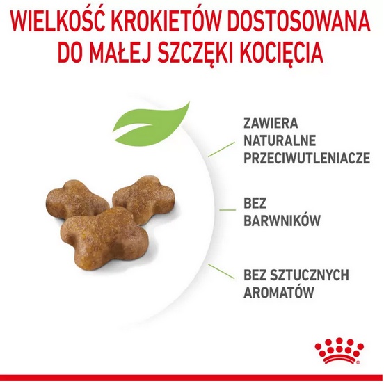 Royal Canin Kitten karma sucha dla kociąt od 4 do 12 miesiąca życia 400g - obrazek 5