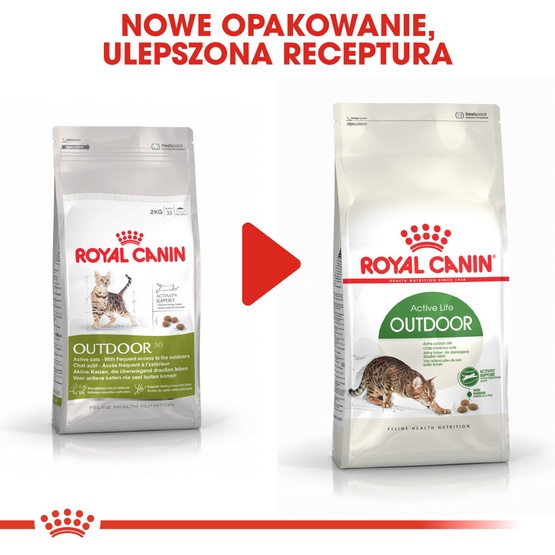 Royal Canin Outdoor karma sucha dla kotów dorosłych, wychodzących na zewnątrz 2kg - obrazek 3
