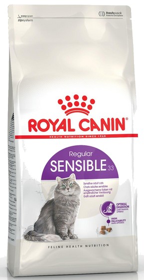 Royal Canin Sensible karma sucha dla kotów dorosłych, o wrażliwym przewodzie pokarmowym 400g - obrazek 2
