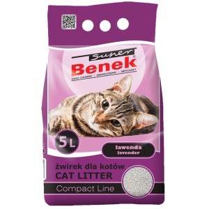 Super Benek Compact Zapachowy Lawenda (ciemny fiolet) 5L