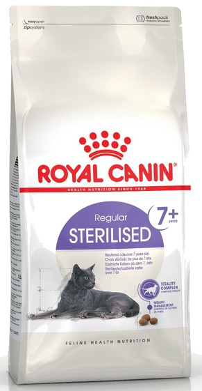 Royal Canin Sterilised 7+ karma sucha dla kotów dorosłych, od 7 do 12 roku życia, sterylizowanych 1,5kg - obrazek 2