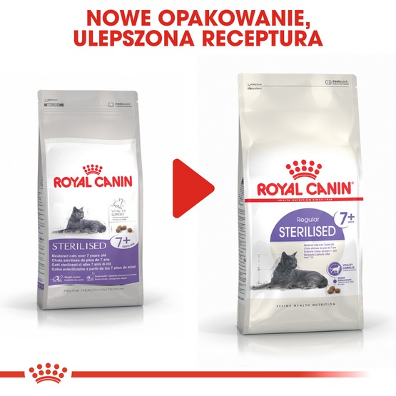 Royal Canin Sterilised 7+ karma sucha dla kotów dorosłych, od 7 do 12 roku życia, sterylizowanych 1,5kg - obrazek 3