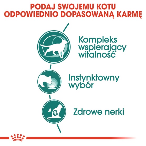 Royal Canin Instinctive +7 w sosie karma mokra dla kotów starszych, wybrednych saszetka 85g - obrazek 4