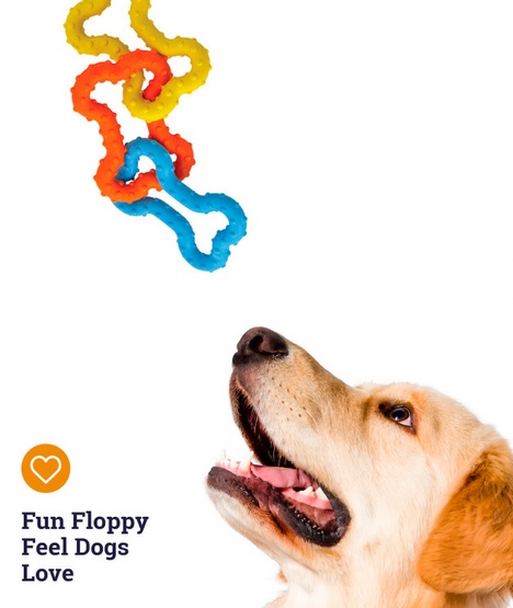 Petstages Mini Gumowe kosteczki PS243 - obrazek 4