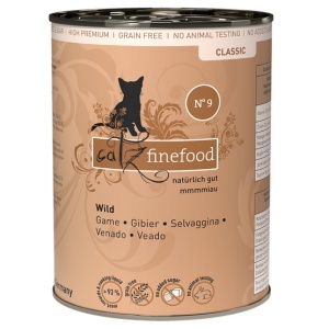 Catz Finefood Classic N.09 Dziczyzna puszka 400g