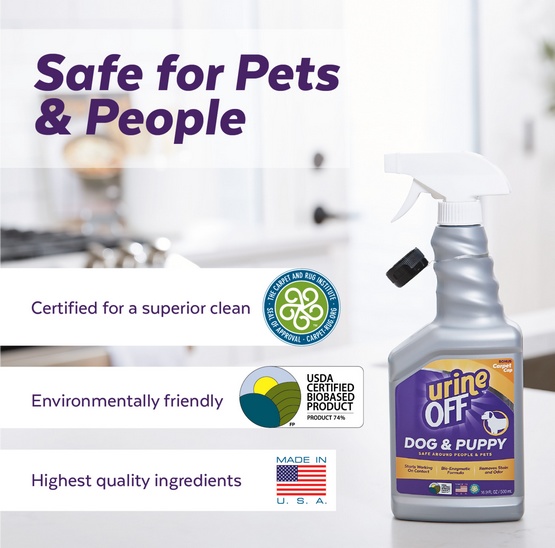 Urine Off Dog & Puppy Odor & Stain Remover - do usuwania plam moczu 118ml - obrazek 4