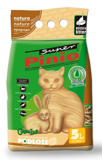 Super Pinio żwirek drewniany 5L