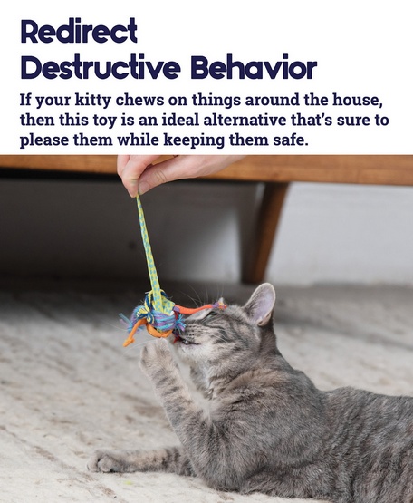 Petstages Piłka szmacianka dla kota PS310 - obrazek 4