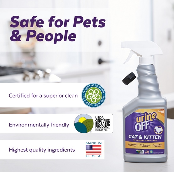 Urine Off Cat & Kitten Formula - do usuwania plam moczu 500ml - obrazek 4