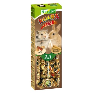 Nestor Kolba 2w1 Gryzoń biszkopt i orzech 2szt