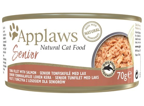 Applaws puszka dla kota Senior tuńczyk & łosoś 70g - obrazek 2