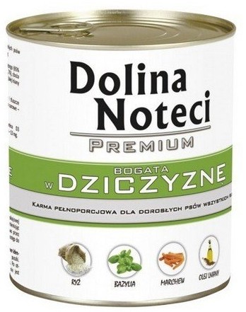 Dolina Noteci Premium Pies Dziczyzna puszka 400g - obrazek 2