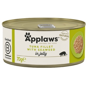 Applaws puszka dla kota Jelly - Tuńczyk i Wodorosty 70g