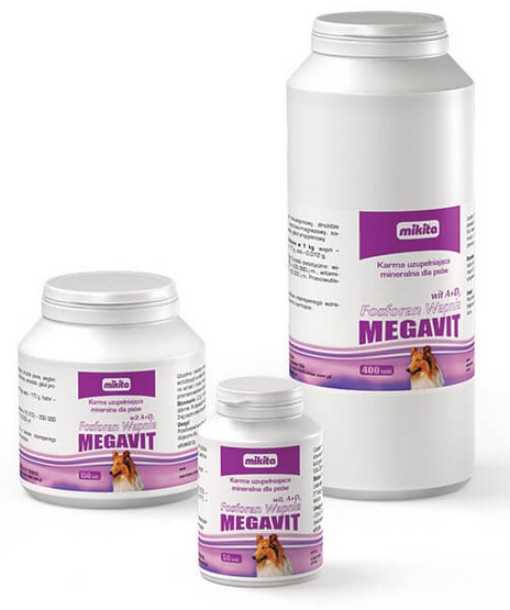 Mikita Megavit Fosforan wapnia AD3 150tabl. - wzrost i rozwój kości - obrazek 2