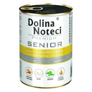 Dolina Noteci Premium Pies Senior Kurczak puszka 400g