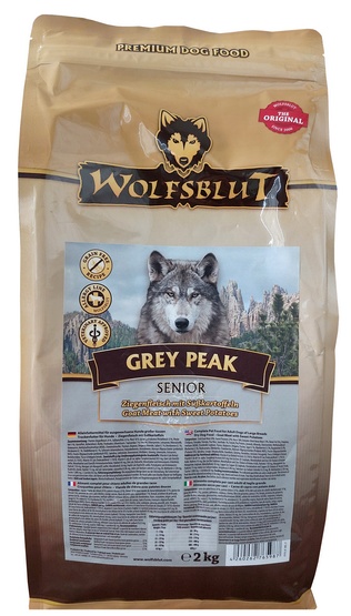 Wolfsblut Dog Grey Peak Senior - koza i bataty 2kg