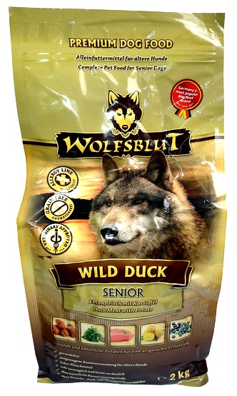 Wolfsblut Dog Wild Duck Senior - kaczka i bataty 2kg - obrazek 2