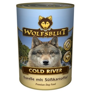 Wolfsblut Dog Cold River - pstrąg i bataty puszka 395g