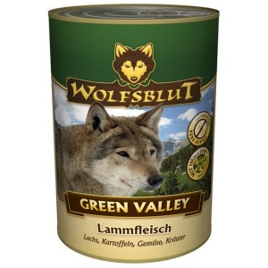 Wolfsblut Dog Green Valley - jagniecina, łosoś, ziemniaki puszka 395g