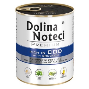 Dolina Noteci Premium Pies Dorsz i brokuły puszka 800g