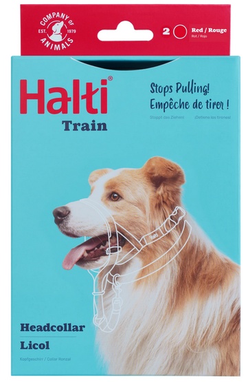 Halti Kantarek - obroża uzdowa rozmiar 2 czerwona