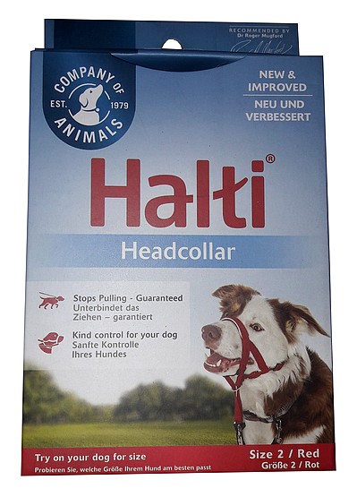 Halti Kantarek - obroża uzdowa rozmiar 2 czerwona - obrazek 2