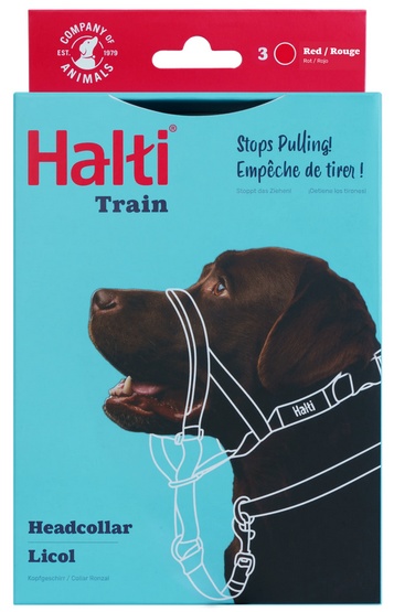 Halti Kantarek - obroża uzdowa rozmiar 3 czerwona