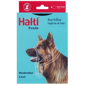 Halti Kantarek - obroża uzdowa rozmiar 4 czerwona