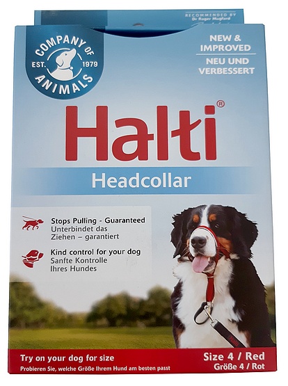 Halti Kantarek - obroża uzdowa rozmiar 4 czerwona - obrazek 2