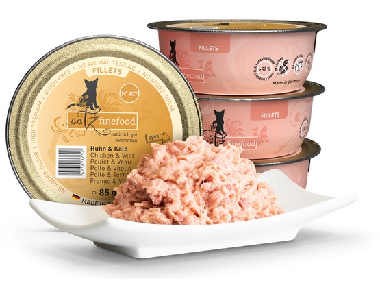 Catz Finefood Filety N.407 Kurczak/Cielęcina tacka 85g - obrazek 2
