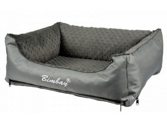 Bimbay Pokrowiec do kanapy Minky r.2 - 80x65cm szary-grafit - obrazek 2