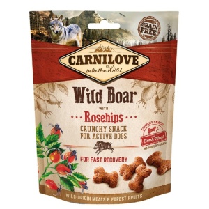 Carnilove Dog Snack Fresh Crunchy Wild Boar+Rosehips 200g