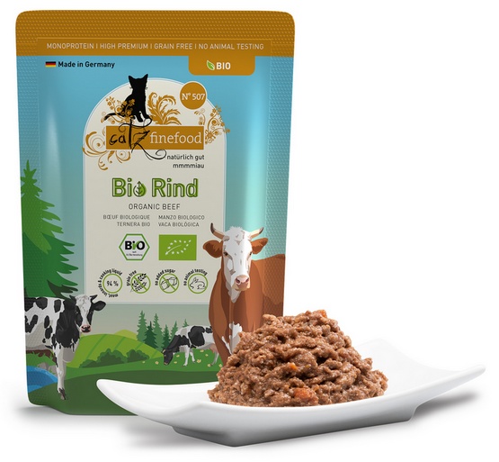 Catz Finefood Bio N.507 Wołowina saszetka 85g - obrazek 3