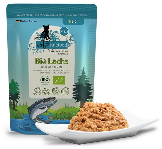 Catz Finefood Bio N.513 Łosoś saszetka 85g - obrazek 3