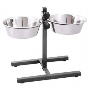 Barry King Stojak regulowany do misek 2,8L metaliczny [18342]