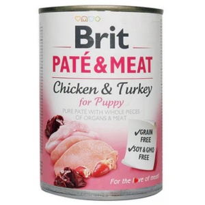 Brit Pate & Meat Dog Puppy puszka 400g