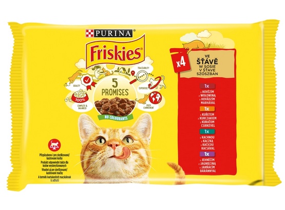 Friskies Mix mięsny w sosie saszetki 4x85g - obrazek 2