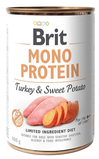 Brit Mono Protein Turkey & Sweet Potato puszka 400g