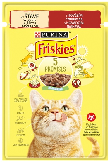 Friskies Wołowina saszetka 85g - obrazek 2